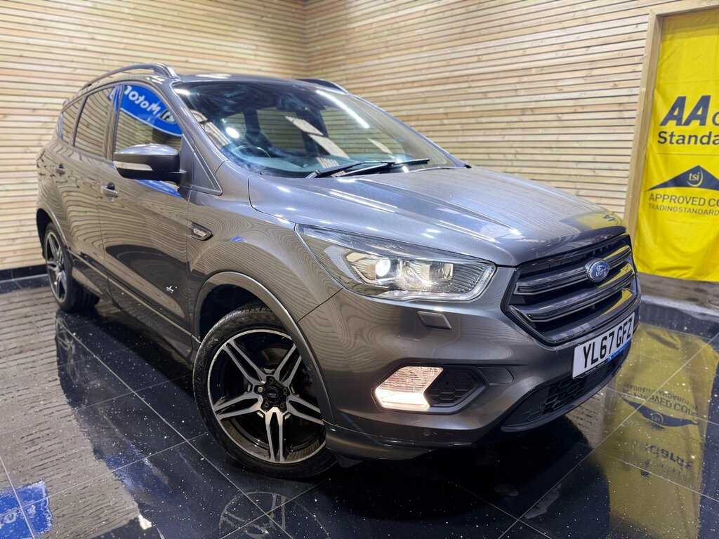 Ford Kuga 2.0 Tdci Ecoblue St-line Suv Awd YL67GFZ Grey #4