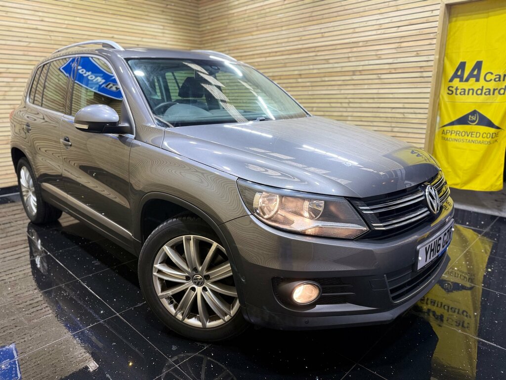 Volkswagen Tiguan 2.0 Tdi Bluemotion Tech Match Edition Suv Dies YH16GZR Grey #3