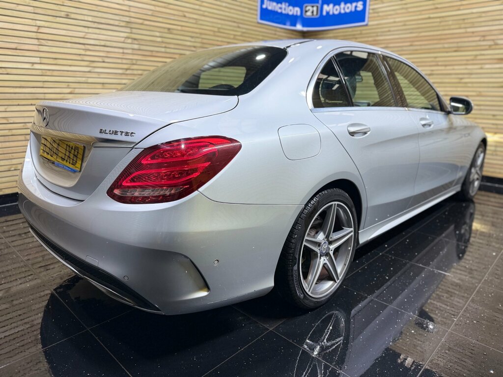 Mercedes-Benz C Class 2.1 C250 Bluetec Amg Line Saloon G-tron BJ64JXB Silver #5