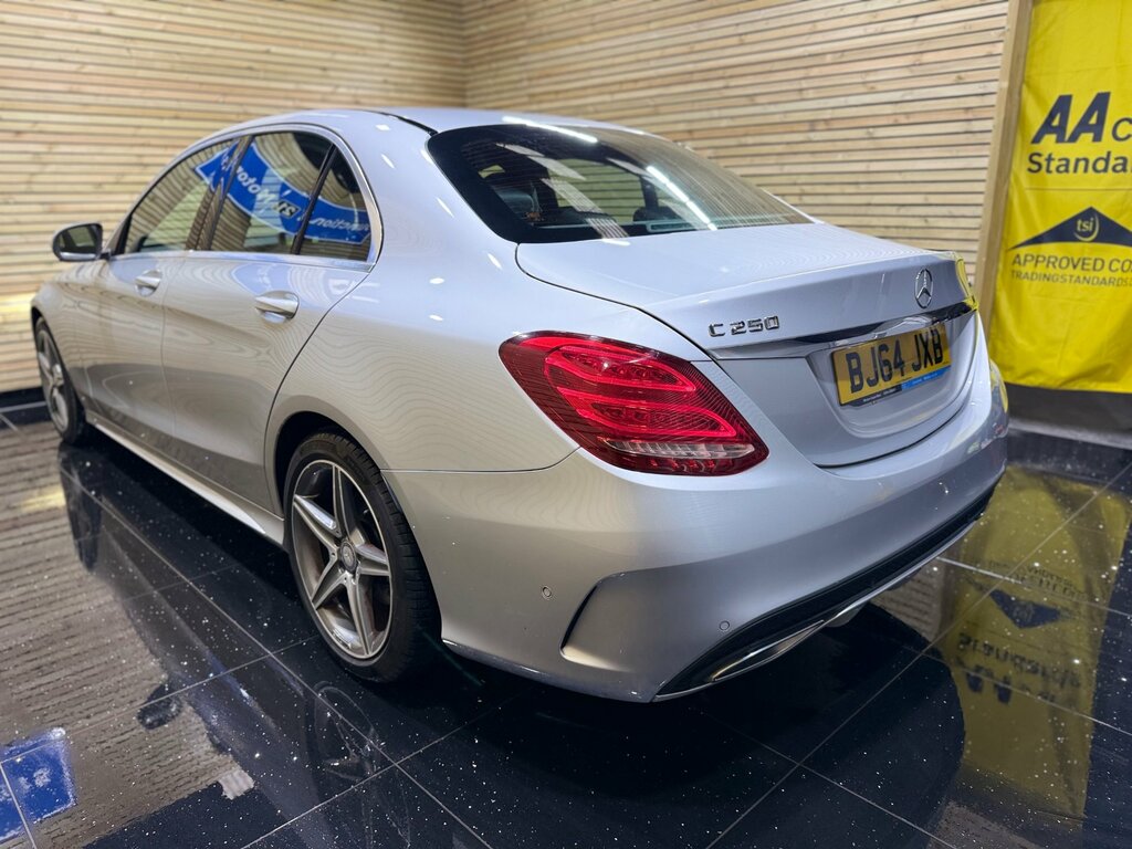 Mercedes-Benz C Class 2.1 C250 Bluetec Amg Line Saloon G-tron BJ64JXB Silver #4