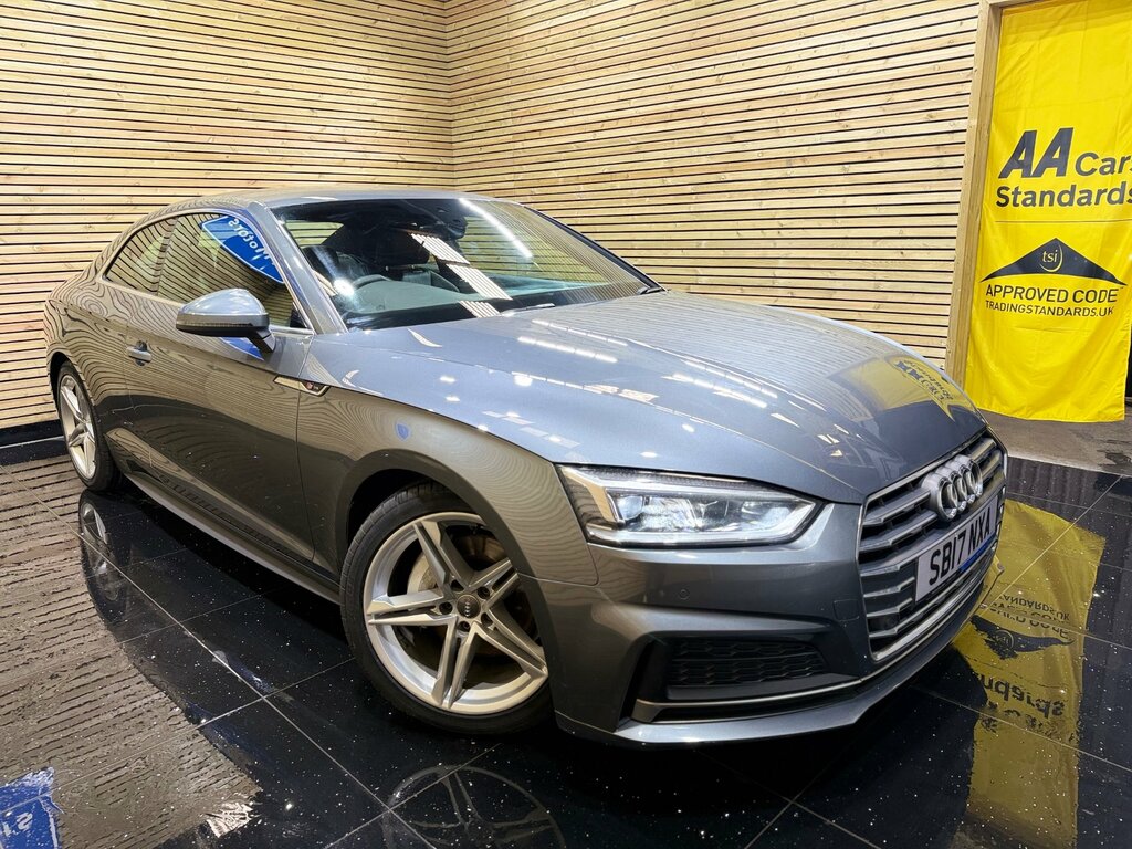 Audi A5 2.0 Tdi Ultra S Line Coupe Euro SB17NXA Grey #4