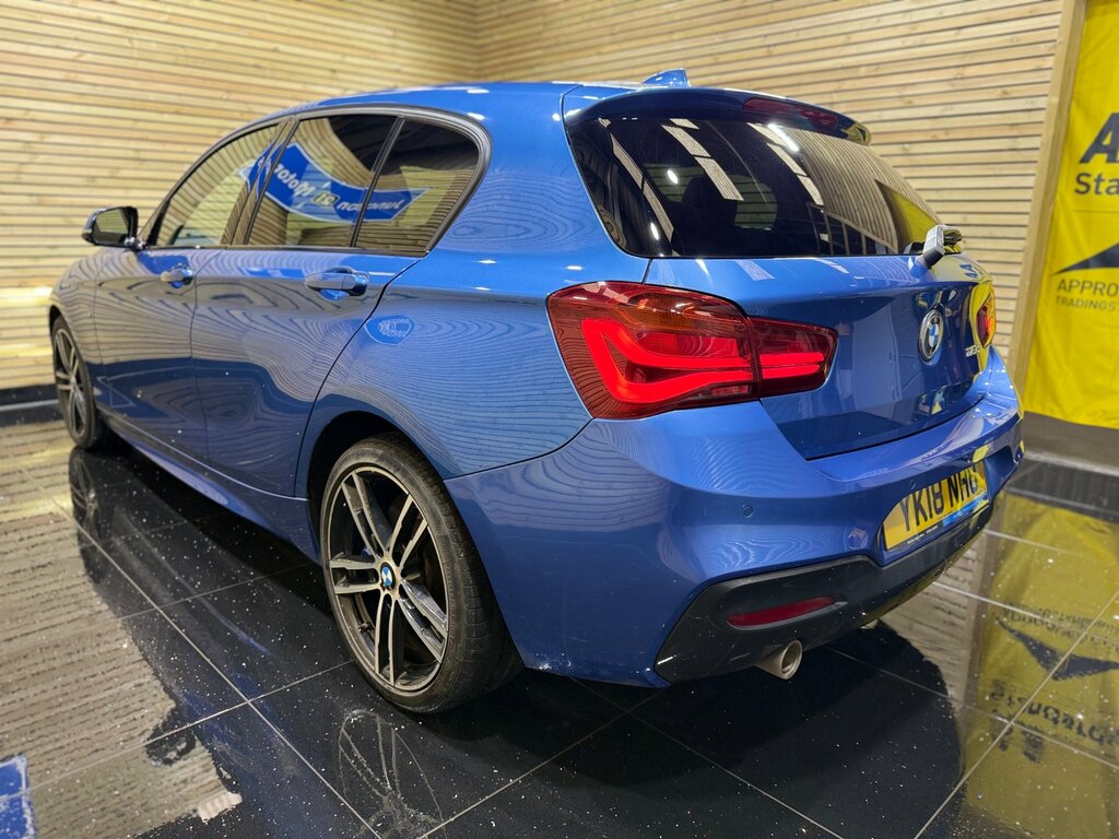 BMW 1 Series 2.0 118D M Sport Shadow Edition Hatchback Dies YK18NHU Blue #5
