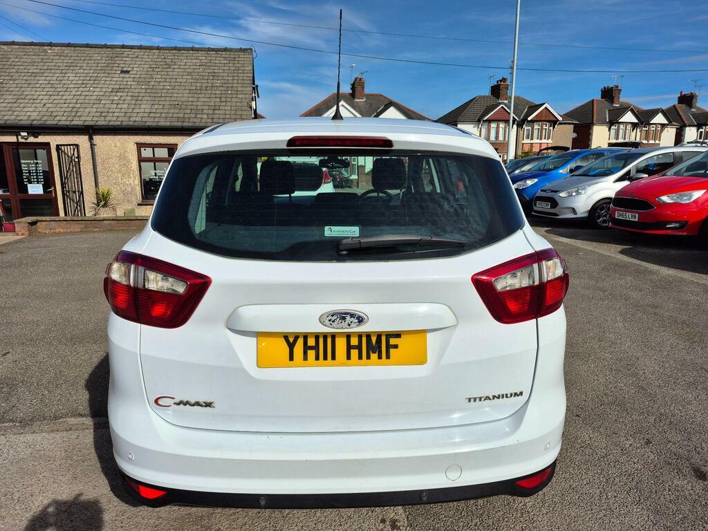 Ford C-Max 1.6 Tdci Titanium Euro 5 White #4