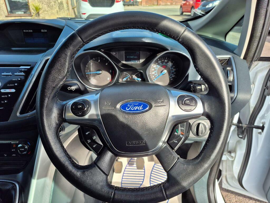 Ford C-Max 1.6 Tdci Titanium Euro 5 White #6