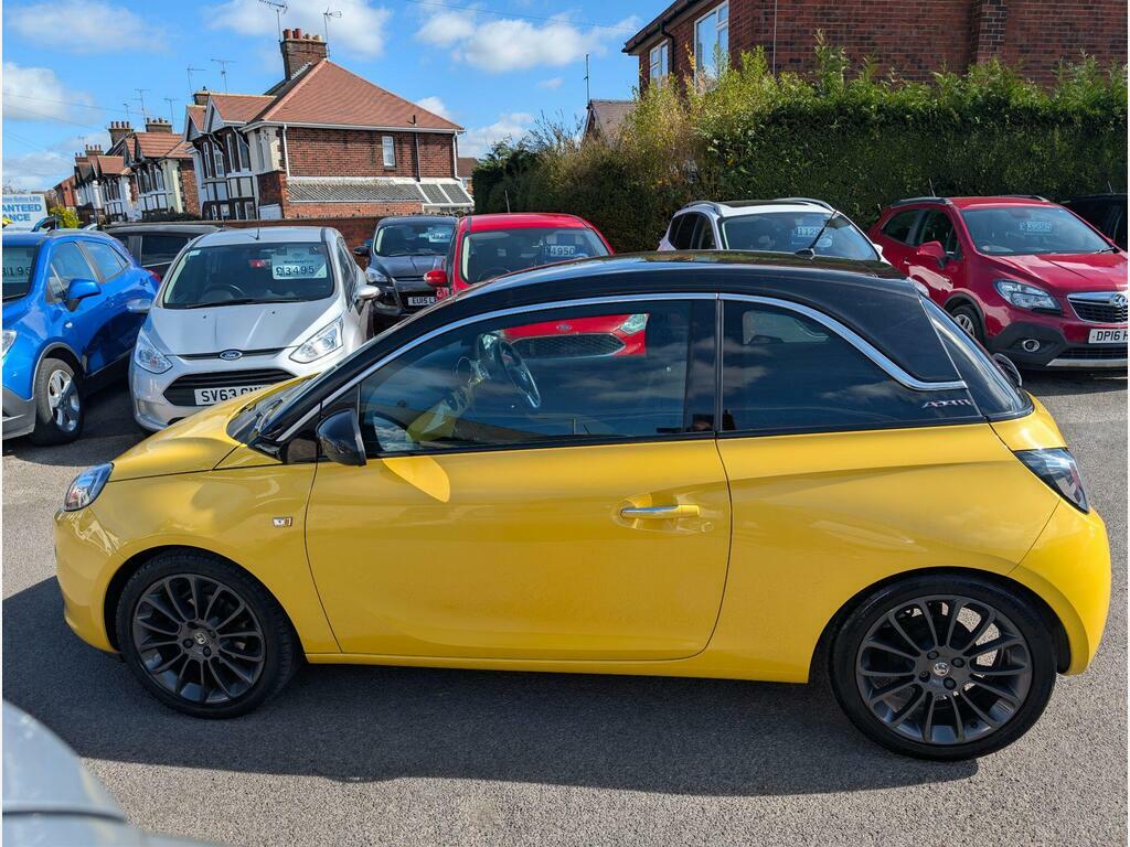 Vauxhall Adam 1.2I Jam Euro 6 BF66VNH Yellow #3