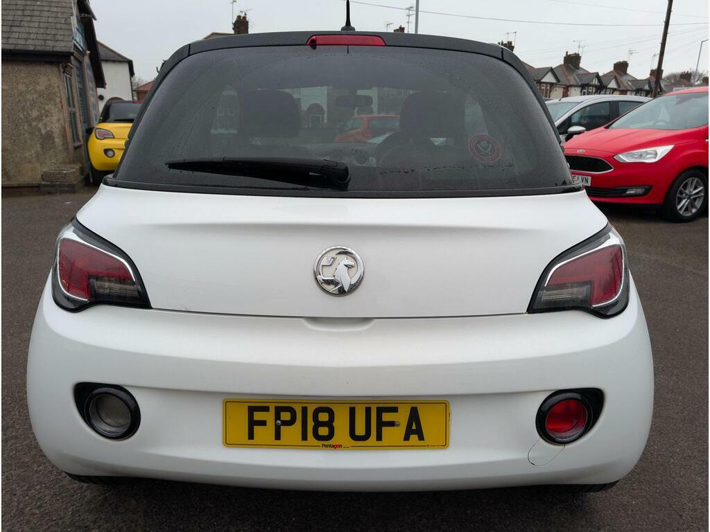 Vauxhall Adam 1.2I Energised Black Jack Euro 6 FP18UFA White #6