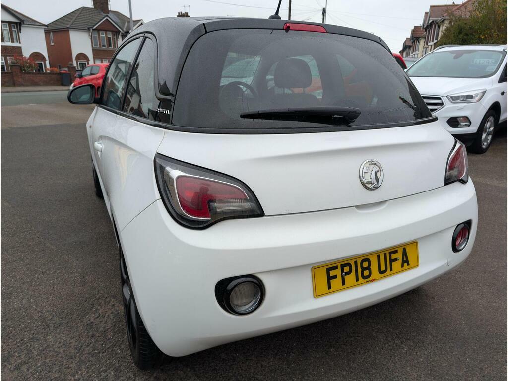 Vauxhall Adam 1.2I Energised Black Jack Euro 6 FP18UFA White #5