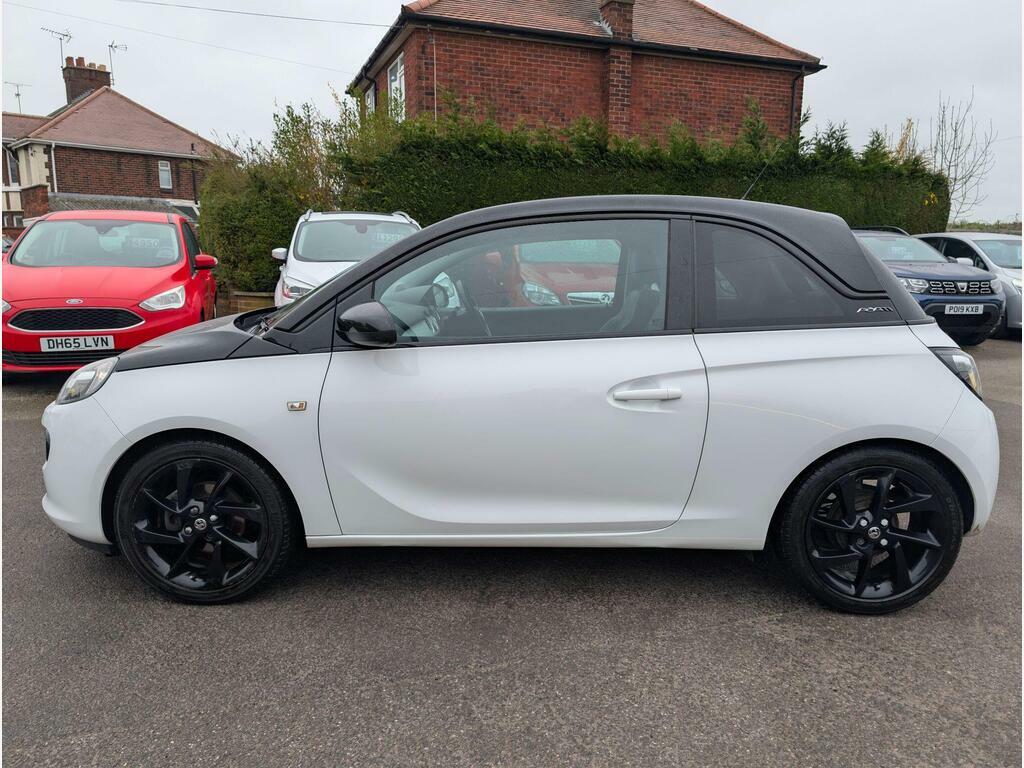 Vauxhall Adam 1.2I Energised Black Jack Euro 6 FP18UFA White #3