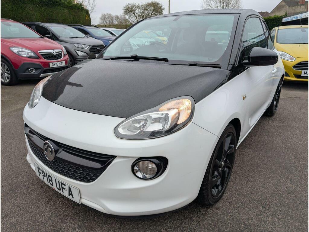 Vauxhall Adam 1.2I Energised Black Jack Euro 6 FP18UFA White #2