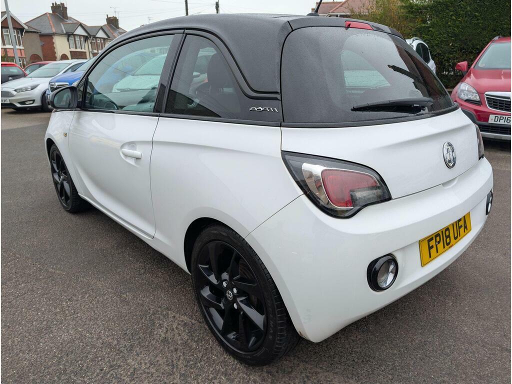 Vauxhall Adam 1.2I Energised Black Jack Euro 6 FP18UFA White #4
