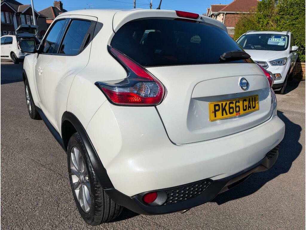 Nissan Juke 1.5 Dci Tekna Euro 6 S S PK66GAU White #5
