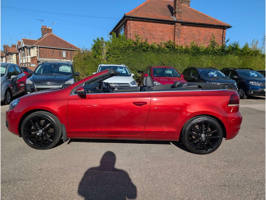 Volkswagen Golf 2.0 Tdi Bluemotion Tech Gt Cabriolet Euro 5 S S YE15GVD Red #3