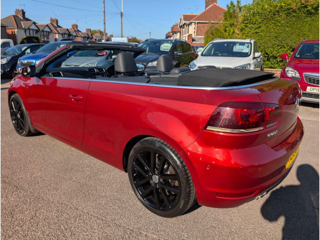 Volkswagen Golf 2.0 Tdi Bluemotion Tech Gt Cabriolet Euro 5 S S YE15GVD Red #4