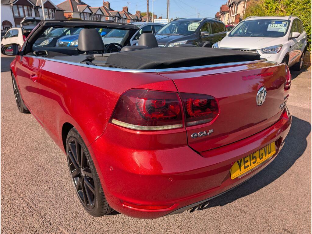 Volkswagen Golf 2.0 Tdi Bluemotion Tech Gt Cabriolet Euro 5 S S YE15GVD Red #5