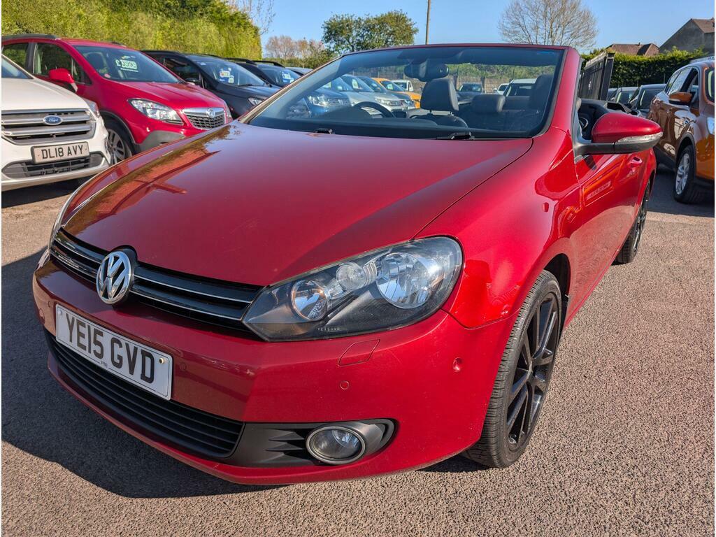 Volkswagen Golf 2.0 Tdi Bluemotion Tech Gt Cabriolet Euro 5 S S YE15GVD Red #2