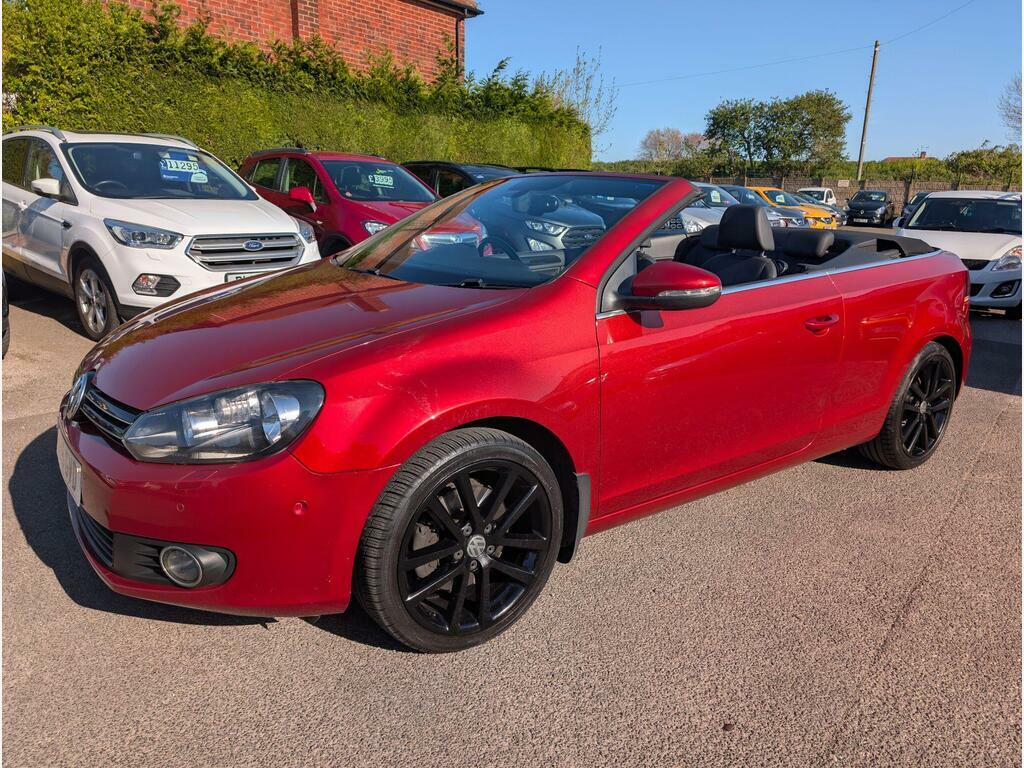 Volkswagen Golf 2.0 Tdi Bluemotion Tech Gt Cabriolet Euro 5 S S Red