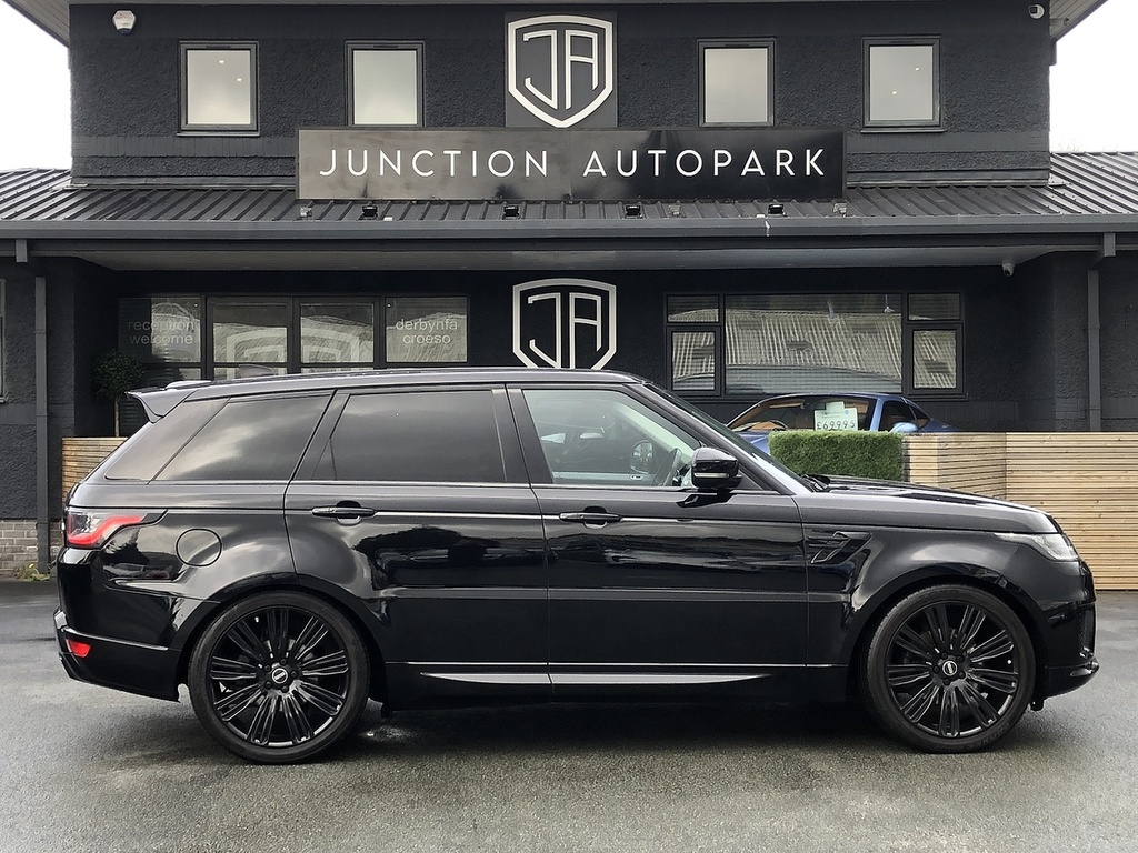 Land Rover Range Rover Sport Sd V6 Hse LO67VEW Black #5