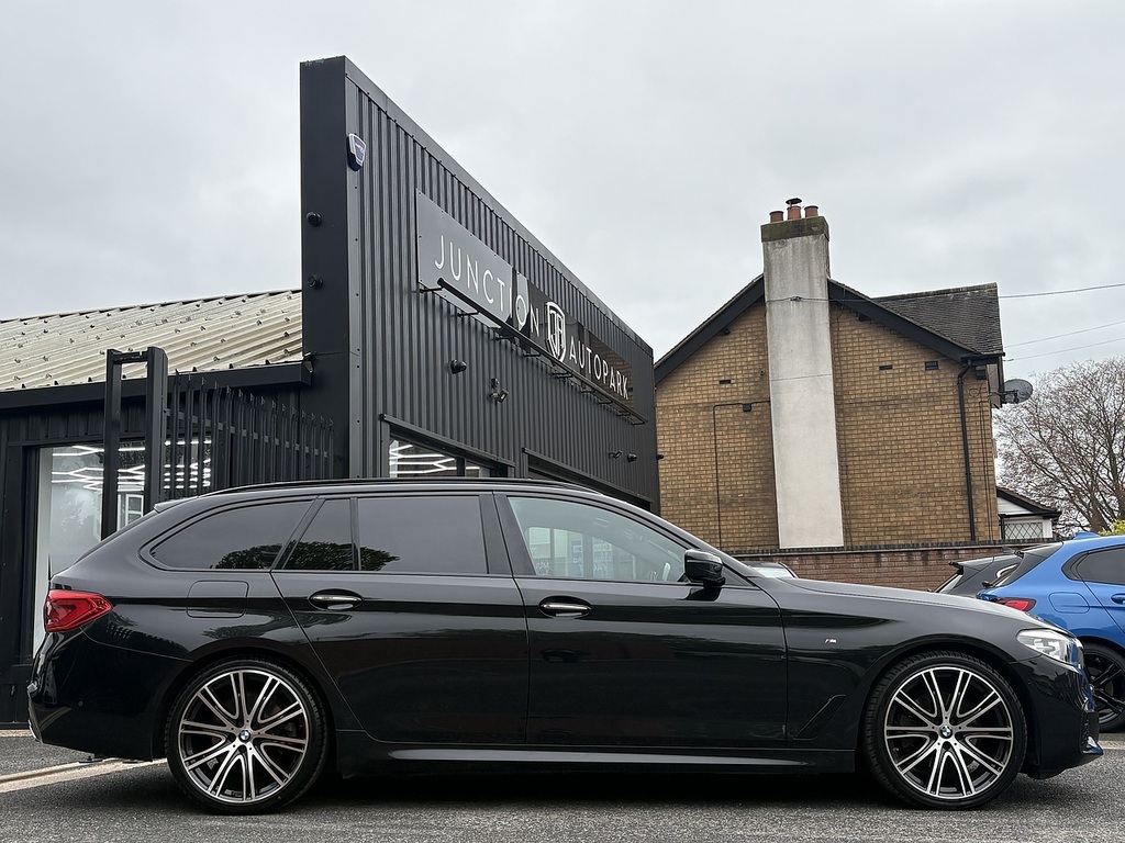 BMW 5 Series 520D M Sport NU18NXR Blue #5