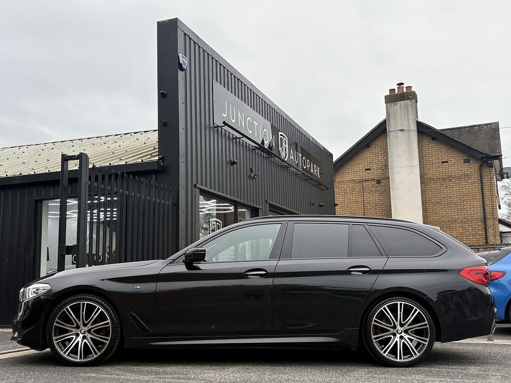 BMW 5 Series 520D M Sport NU18NXR Blue #4