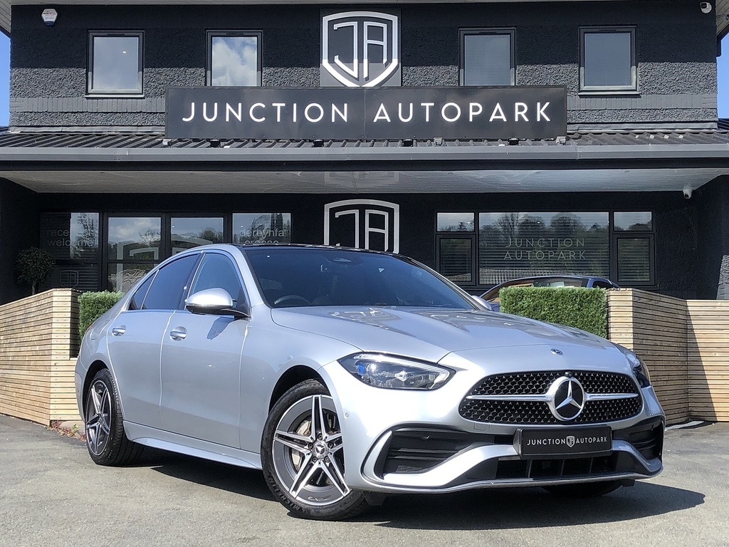 Mercedes-Benz C Class C300e Amg Line Silver