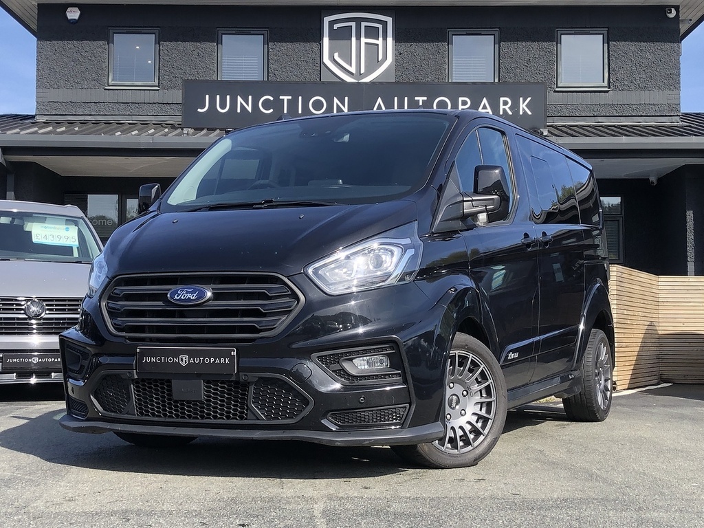 Ford Transit Custom 320 Ecoblue Limited OV73WZE Black #2
