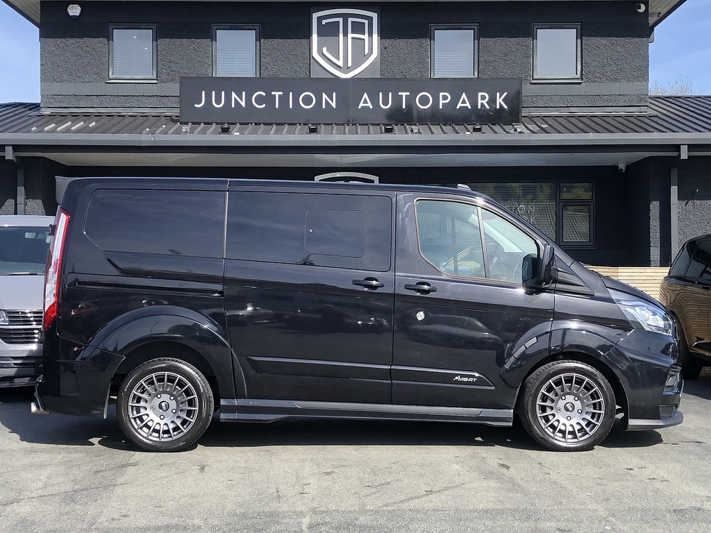 Ford Transit Custom 320 Ecoblue Limited OV73WZE Black #5