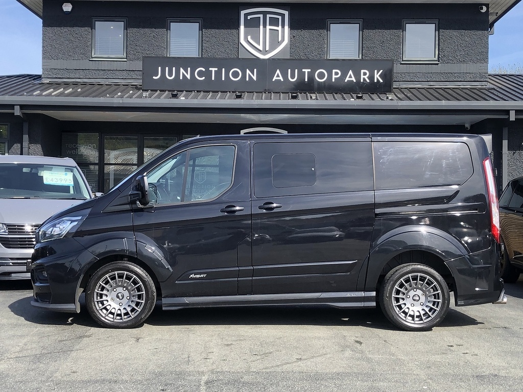 Ford Transit Custom 320 Ecoblue Limited OV73WZE Black #4