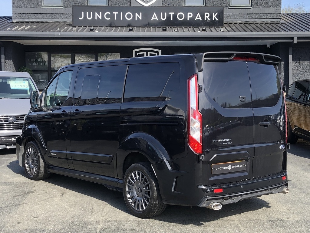 Ford Transit Custom 320 Ecoblue Limited OV73WZE Black #3