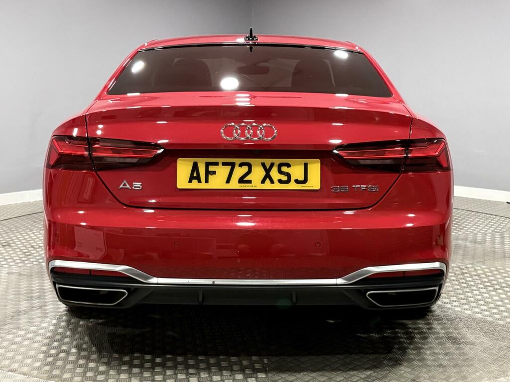 Audi A5 2.0 Tfsi 35 S Line S Tronic Euro 6 Ss AF72XSJ Red #4