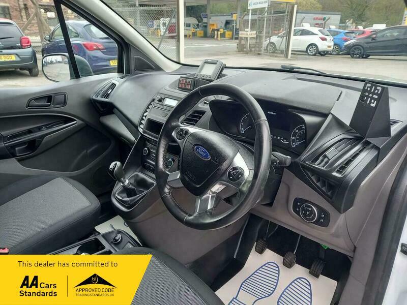 Ford Transit Connect 220 Base Tdci YO68EFF White #6