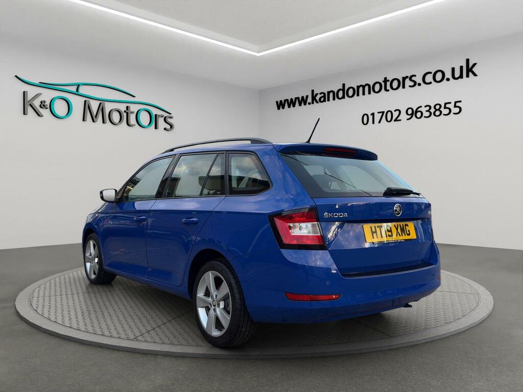 Skoda Fabia 1.0 Tsi Se L Euro 6 Ss HT19XMG Blue #4