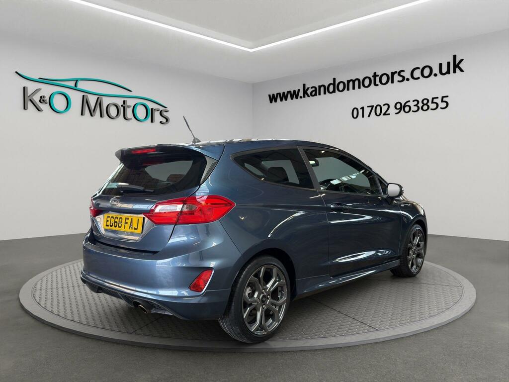 Ford Fiesta 1.0T Ecoboost St-line Euro 6 Ss EG68FAJ Blue #6