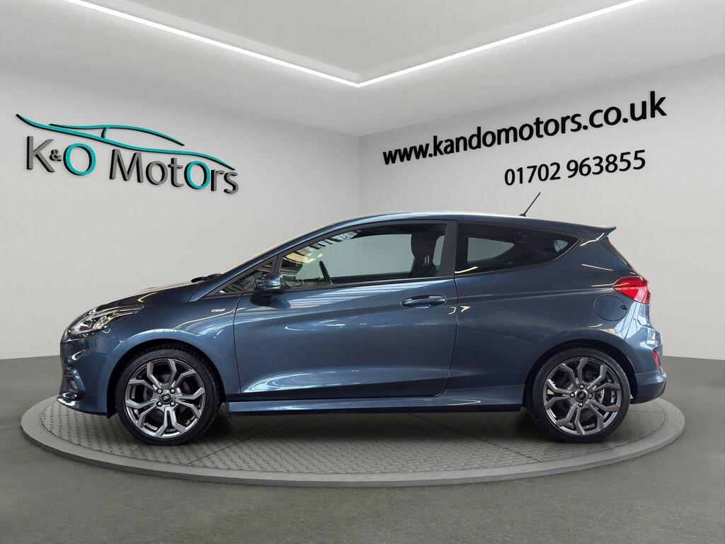 Ford Fiesta 1.0T Ecoboost St-line Euro 6 Ss EG68FAJ Blue #3