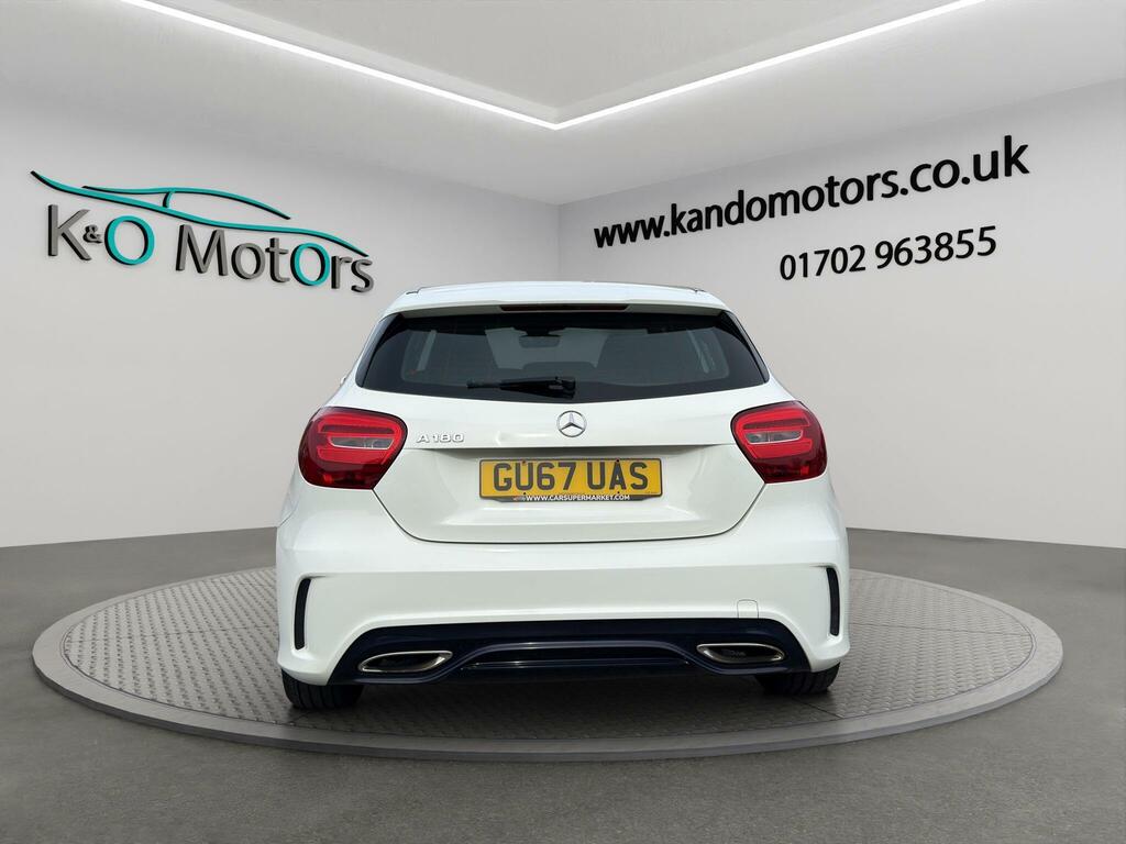 Mercedes-Benz A Class 1.6 A180 Amg Line Euro 6 Ss GU67UAS White #5