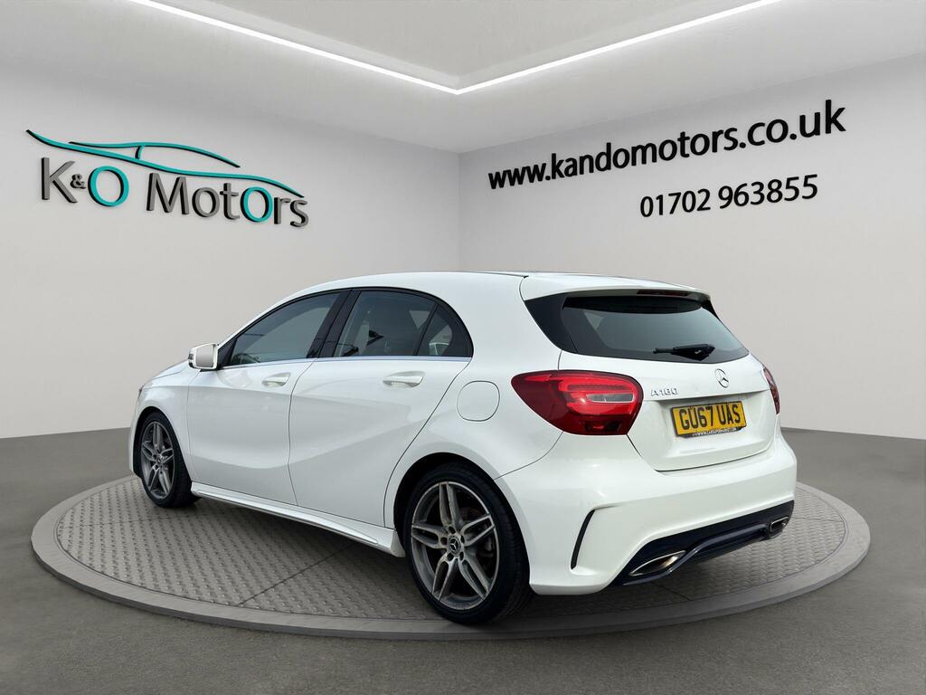 Mercedes-Benz A Class 1.6 A180 Amg Line Euro 6 Ss GU67UAS White #4