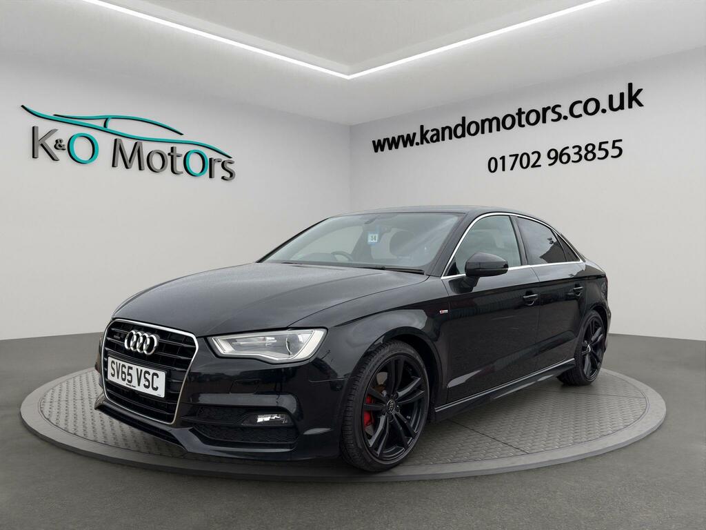 Audi A3 2.0 Tdi S Line S Tronic Quattro Euro 6 Ss Black