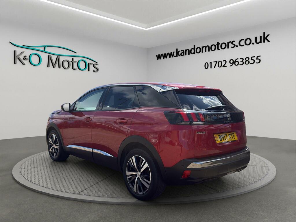 Peugeot 3008 1.6 Bluehdi Allure Euro 6 Ss BV17XTF Red #4