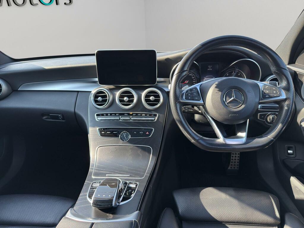 Mercedes-Benz C Class 2.1 C250d Amg Line Premium Plus G-tronic Euro 6 GN67MFU White #2