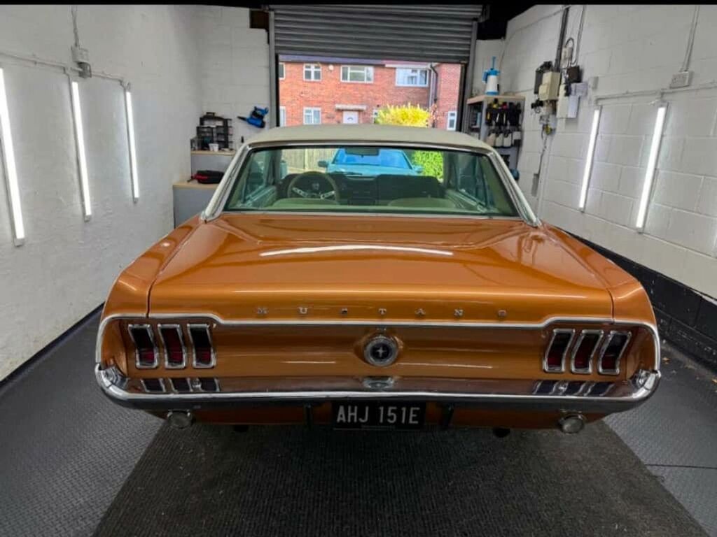 Ford Mustang 289 V8 4.7 One Family Owned In Usa Orange #4