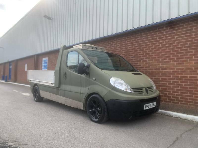 Renault Trafic Pcll29dci 115 Platform Cab - 2009 Green #2