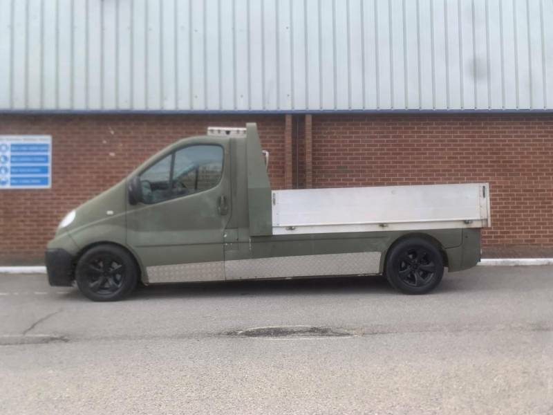 Renault Trafic Pcll29dci 115 Platform Cab - 2009 Green #3