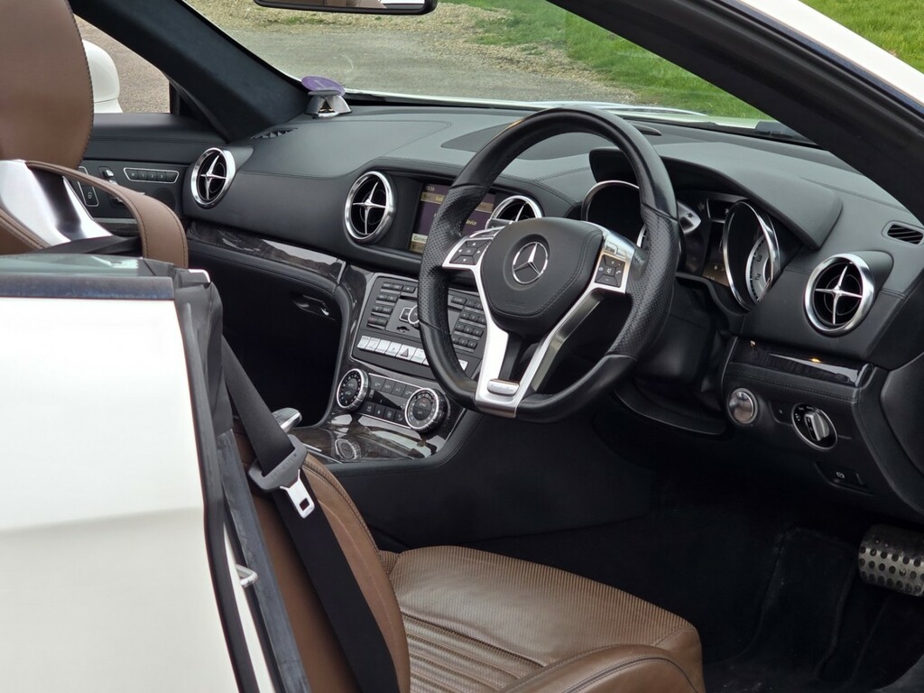 Mercedes-Benz SL Class 3.5 Sl350 V6 Blueefficiency White #2