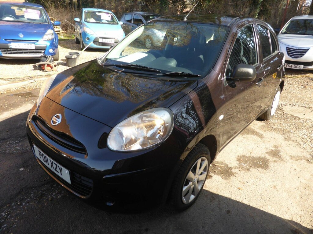 Nissan Micra 1.2 12V Visia Euro 5 Black #5