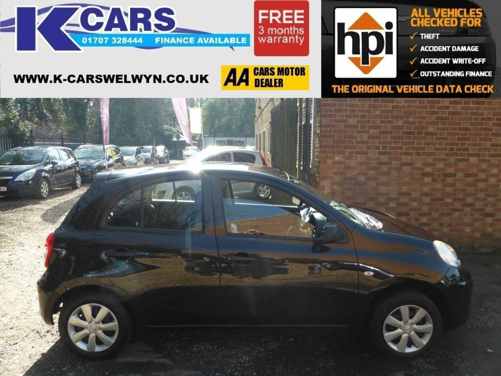 Nissan Micra 1.2 12V Visia Euro 5 Black