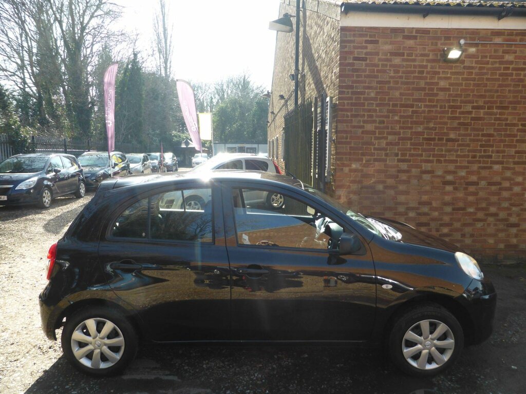 Nissan Micra 1.2 12V Visia Euro 5 Black #3