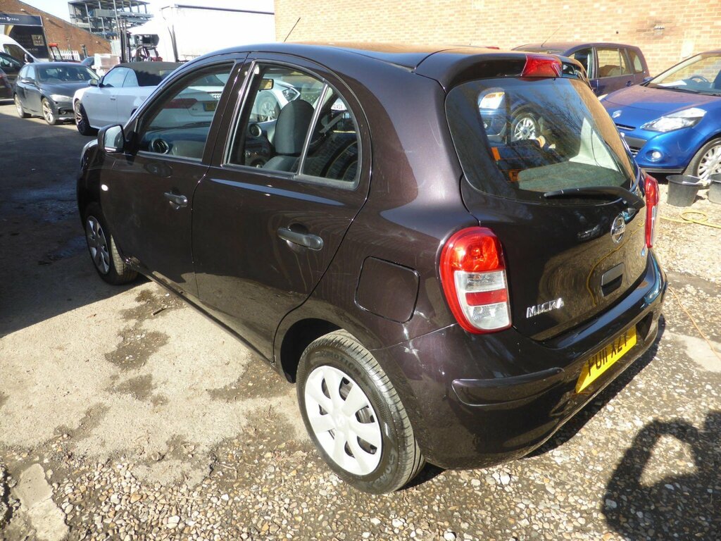 Nissan Micra 1.2 12V Visia Euro 5 Black #6