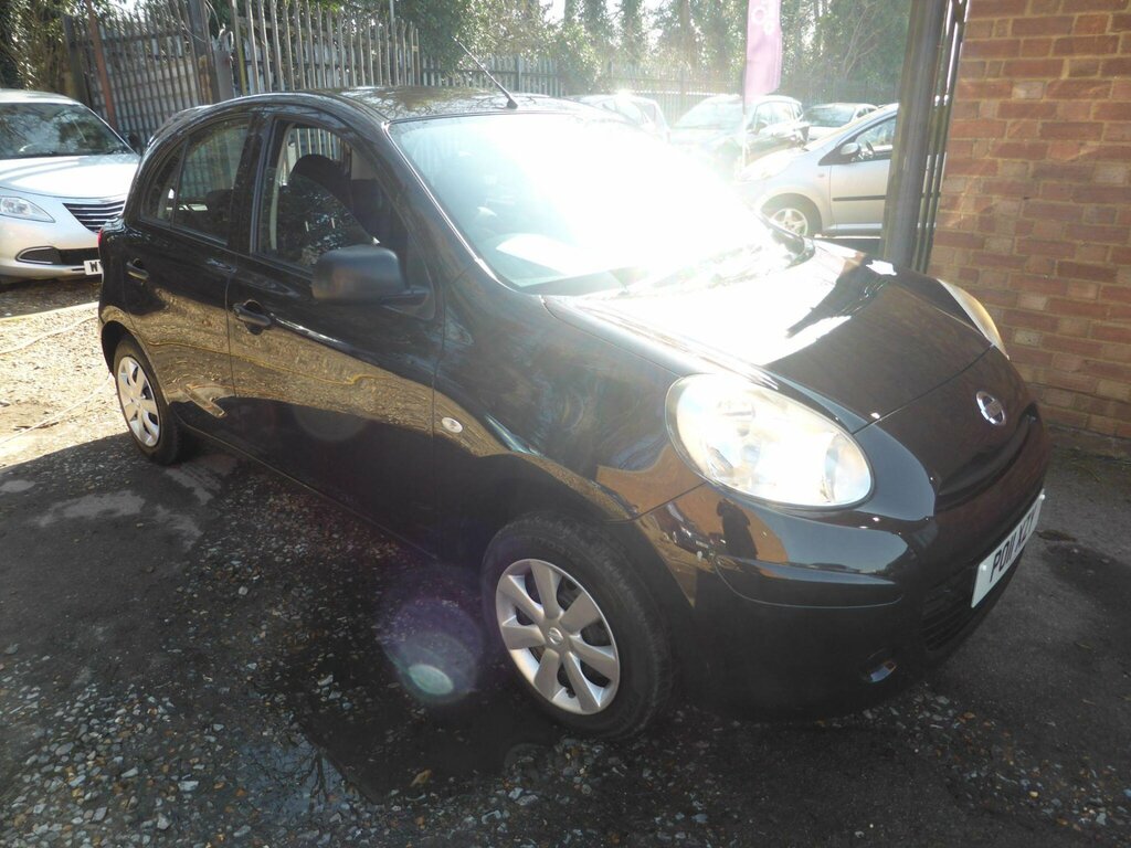 Nissan Micra 1.2 12V Visia Euro 5 Black #2