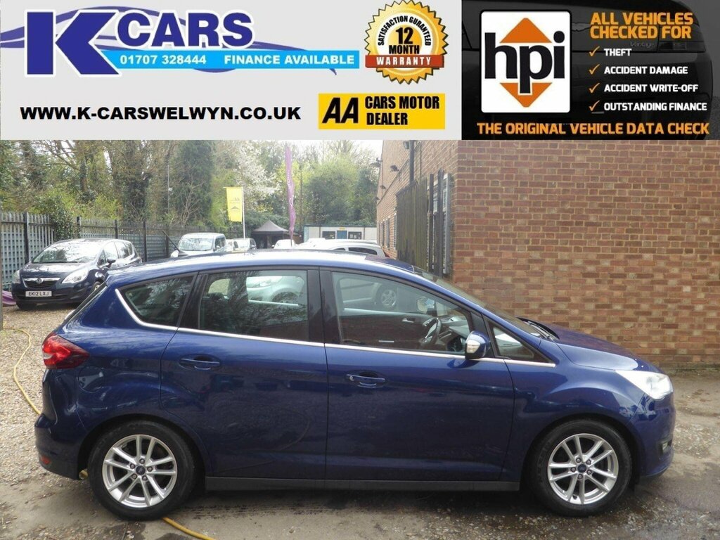 Ford C-Max 1.0T Ecoboost Zetec Euro 6 Ss Blue