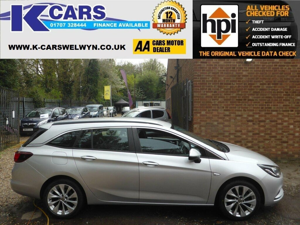 Vauxhall Astra 1.4I Turbo Design Sports Tourer Euro 6 Silver