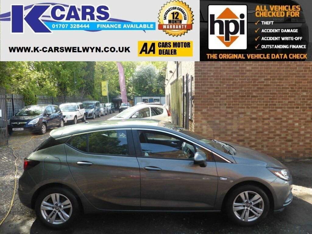 Vauxhall Astra 1.4I Design Euro 6 Grey